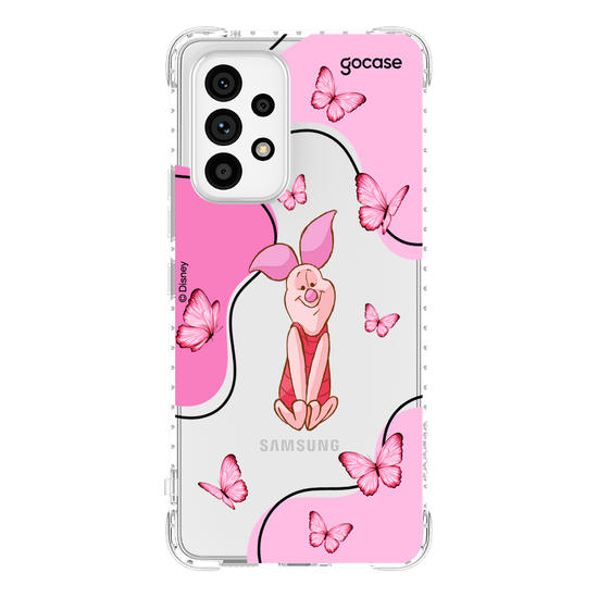 Capinha para celular Ursinho Pooh - Leitão Butterfly