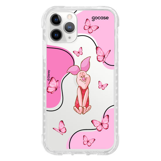 Capinha para celular Ursinho Pooh - Leitão Butterfly