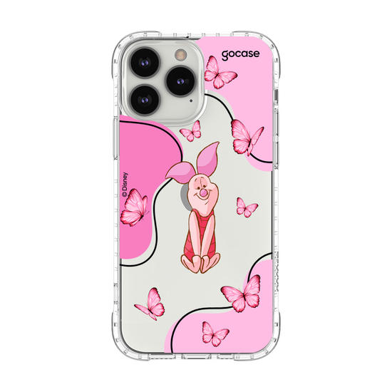 Capinha para celular Ursinho Pooh - Leitão Butterfly