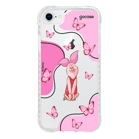 Capinha para celular Ursinho Pooh - Leitão Butterfly