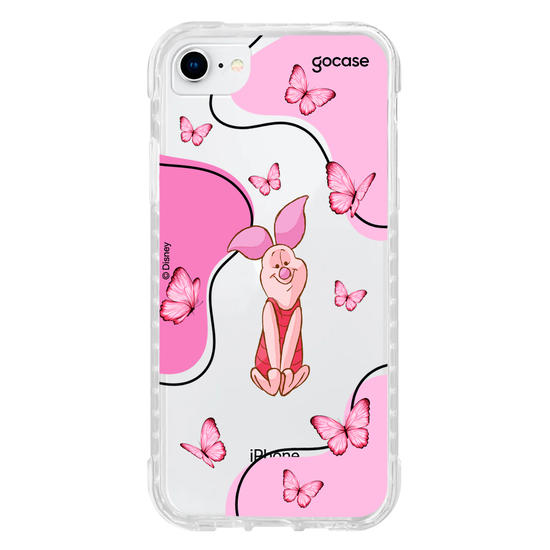 Capinha para celular Ursinho Pooh - Leitão Butterfly