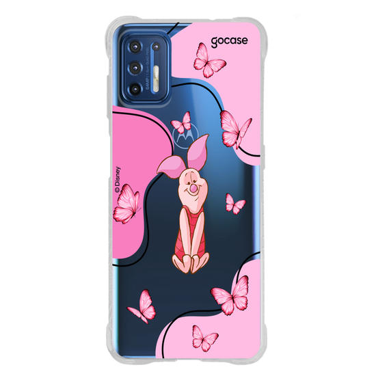 Capinha para celular Ursinho Pooh - Leitão Butterfly