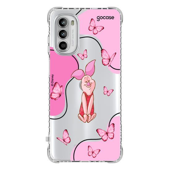 Capinha para celular Ursinho Pooh - Leitão Butterfly