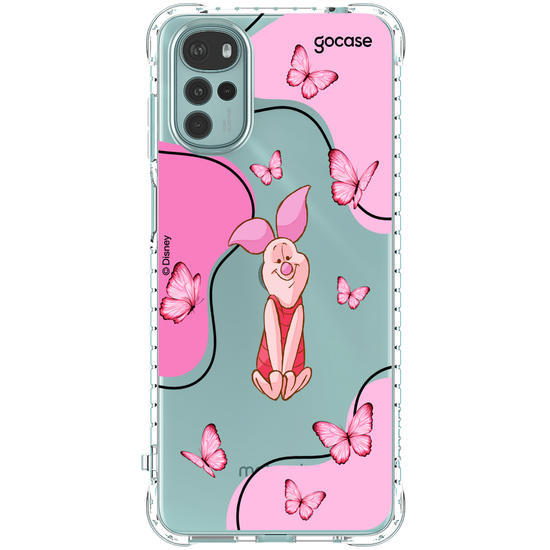 Capinha para celular Ursinho Pooh - Leitão Butterfly