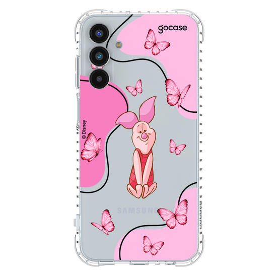 Capinha para celular Ursinho Pooh - Leitão Butterfly
