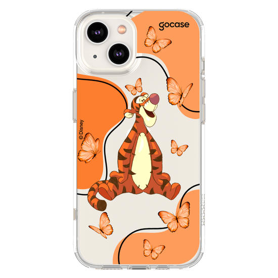 Capinha para celular Ursinho Pooh - Tigrão Butterfly