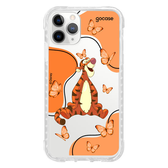 Capinha para celular Ursinho Pooh - Tigrão Butterfly