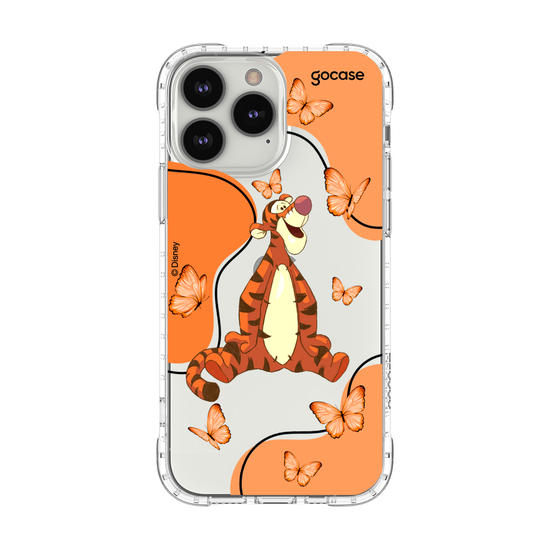 Capinha para celular Ursinho Pooh - Tigrão Butterfly