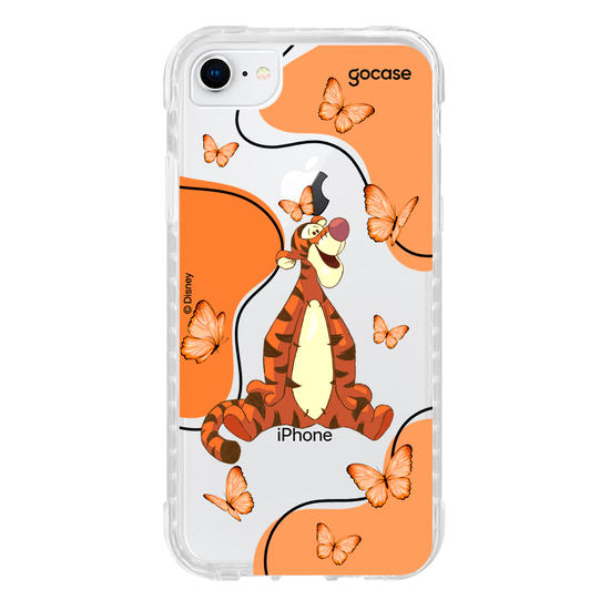 Capinha para celular Ursinho Pooh - Tigrão Butterfly