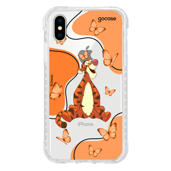 Capinha para celular Ursinho Pooh - Tigrão Butterfly