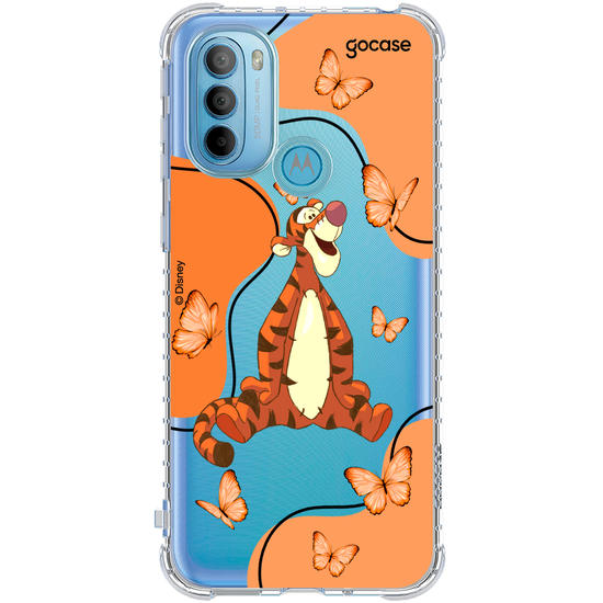 Capinha para celular Ursinho Pooh - Tigrão Butterfly