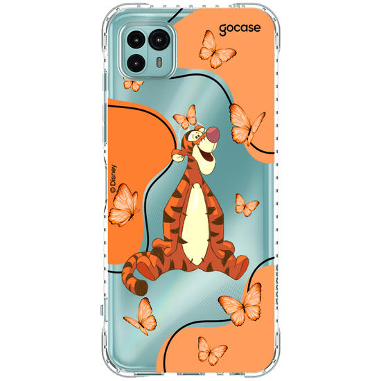 Capinha para celular Ursinho Pooh - Tigrão Butterfly