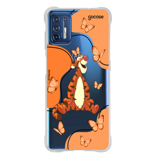 Capinha para celular Ursinho Pooh - Tigrão Butterfly