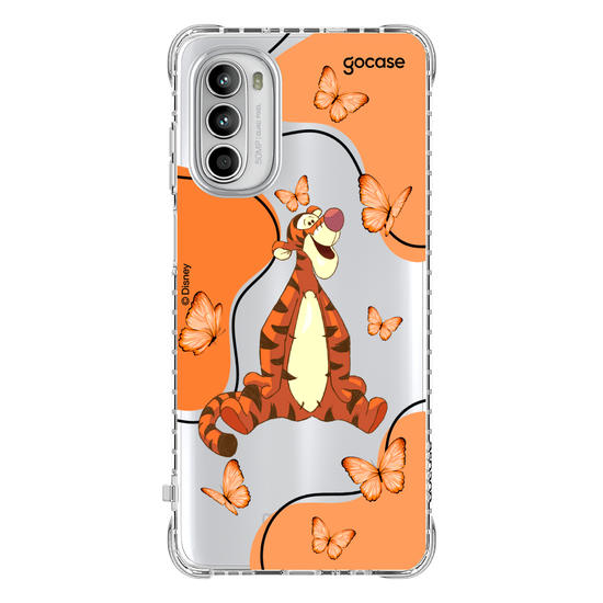 Capinha para celular Ursinho Pooh - Tigrão Butterfly