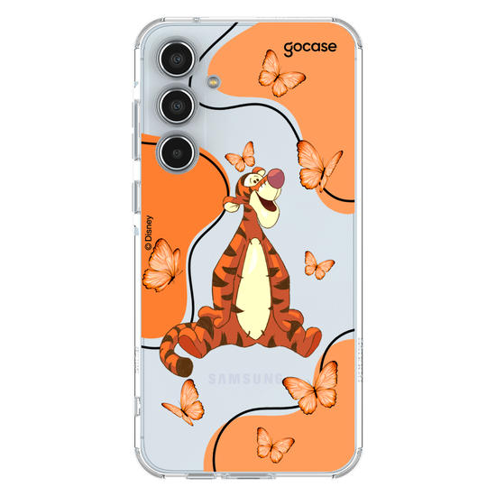 Capinha para celular Ursinho Pooh - Tigrão Butterfly