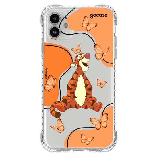 Capinha para celular Ursinho Pooh - Tigrão Butterfly
