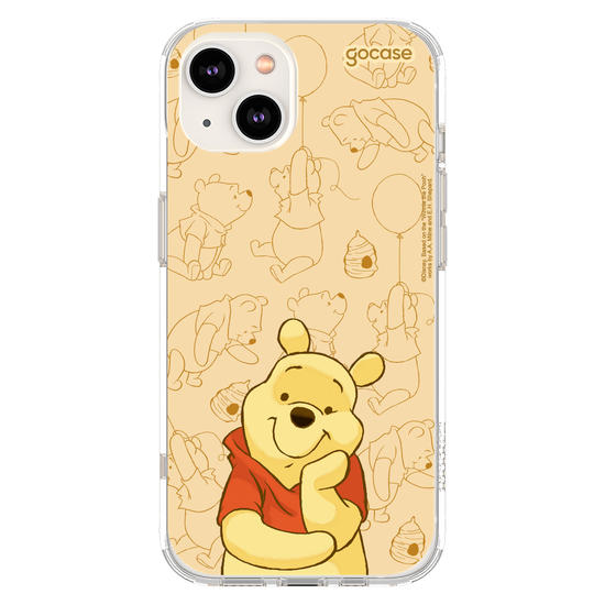 Capinha para celular Ursinho Pooh - Pooh Elegant Pattern