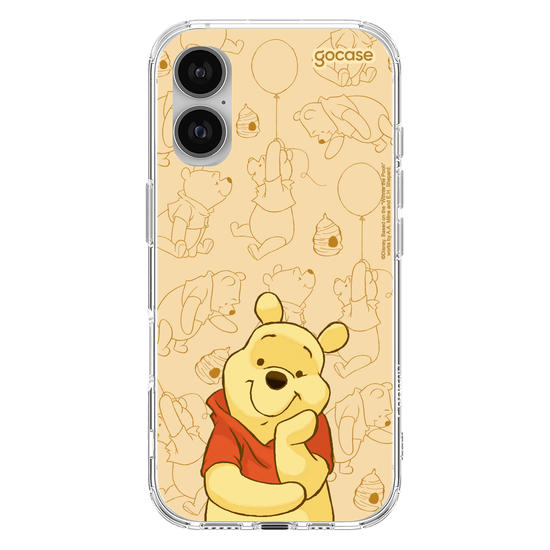 Capinha para celular Ursinho Pooh - Pooh Elegant Pattern