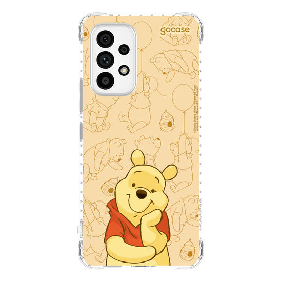 Capinha para celular Ursinho Pooh - Pooh Elegant Pattern