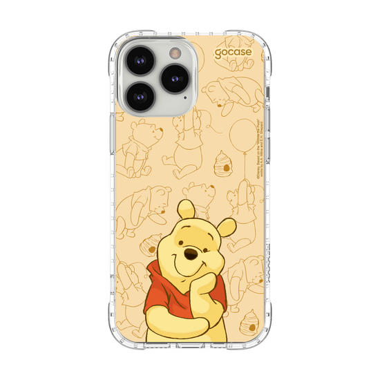 Capinha para celular Ursinho Pooh - Pooh Elegant Pattern