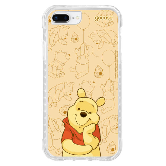 Capinha para celular Ursinho Pooh - Pooh Elegant Pattern