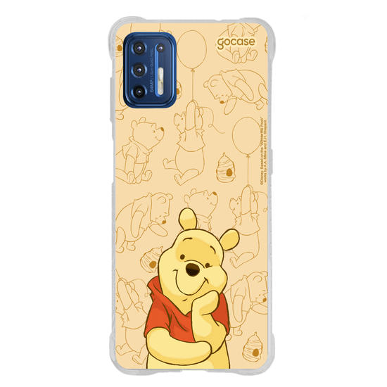 Capinha para celular Ursinho Pooh - Pooh Elegant Pattern