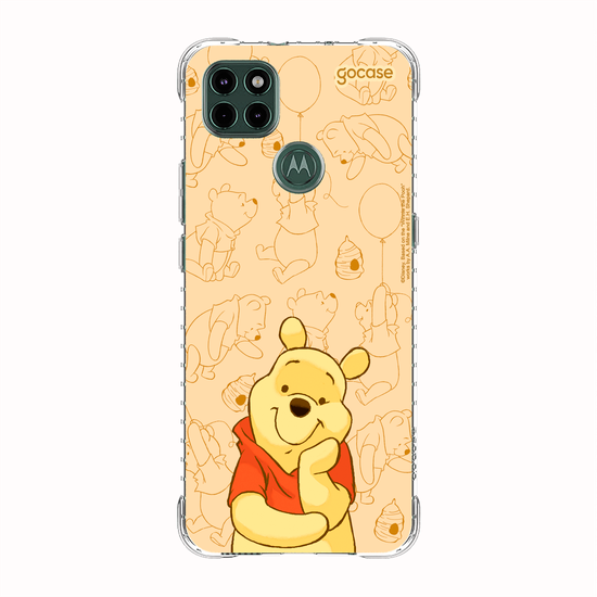 Capinha para celular Ursinho Pooh - Pooh Elegant Pattern