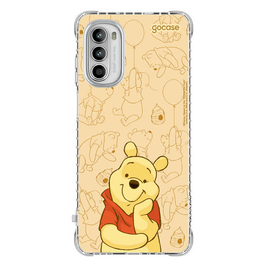 Capinha para celular Ursinho Pooh - Pooh Elegant Pattern