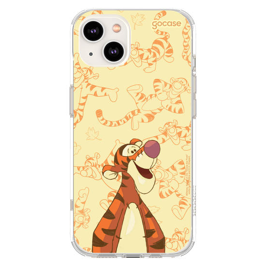 Capinha para celular Ursinho Pooh - Tigrão Elegant Pattern