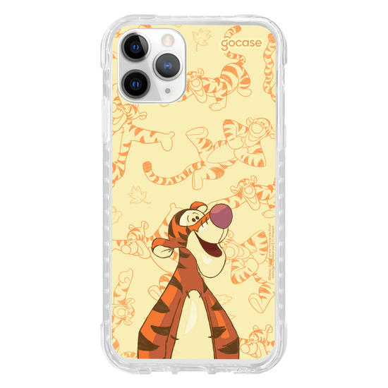 Capinha para celular Ursinho Pooh - Tigrão Elegant Pattern