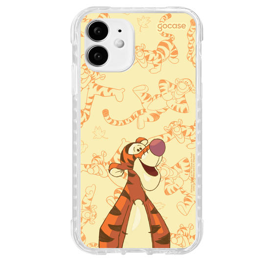 Capinha para celular Ursinho Pooh - Tigrão Elegant Pattern
