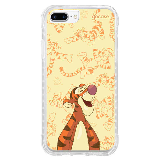 Capinha para celular Ursinho Pooh - Tigrão Elegant Pattern