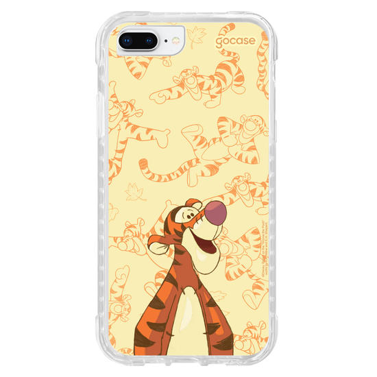 Capinha para celular Ursinho Pooh - Tigrão Elegant Pattern