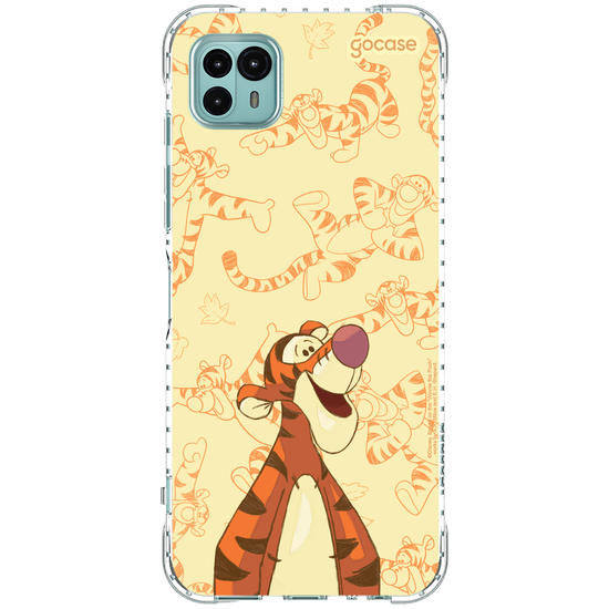 Capinha para celular Ursinho Pooh - Tigrão Elegant Pattern