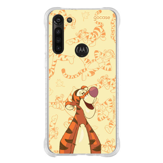 Capinha para celular Ursinho Pooh - Tigrão Elegant Pattern