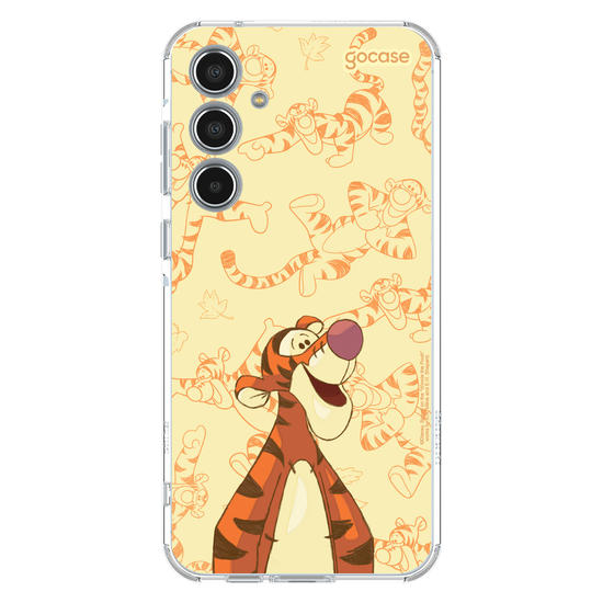 Capinha para celular Ursinho Pooh - Tigrão Elegant Pattern