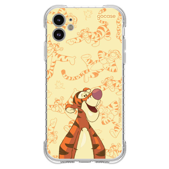 Capinha para celular Ursinho Pooh - Tigrão Elegant Pattern