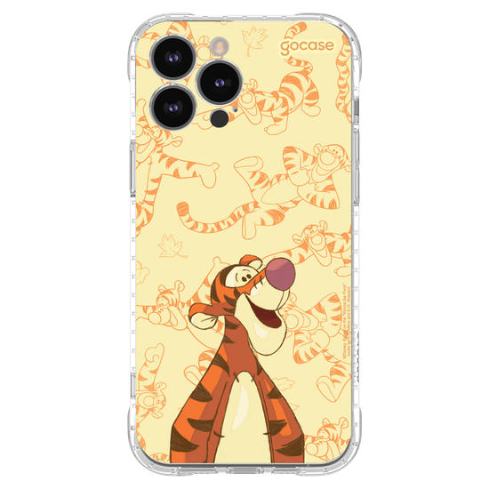 Capinha para celular Ursinho Pooh - Tigrão Elegant Pattern
