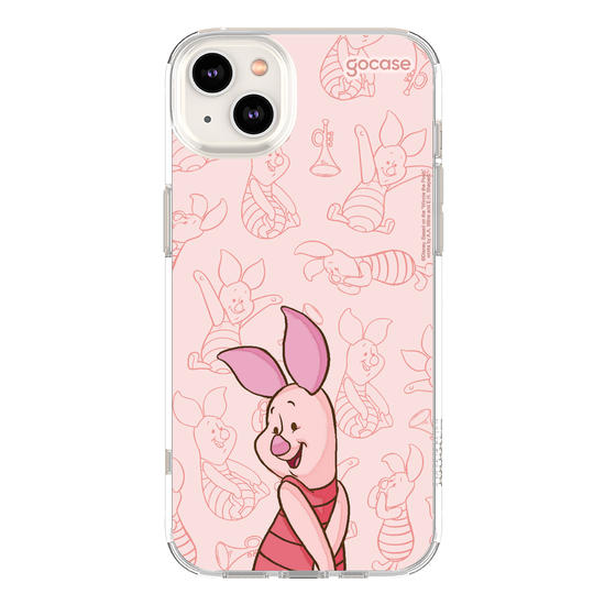 Capinha para celular Ursinho Pooh - Leitão Elegant Pattern
