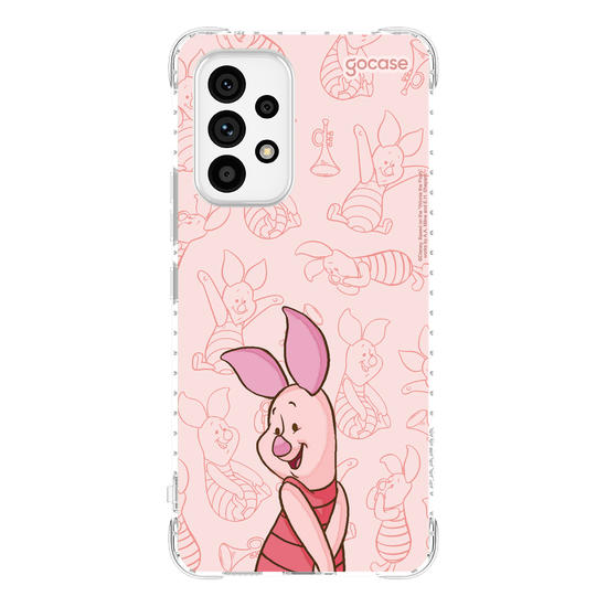 Capinha para celular Ursinho Pooh - Leitão Elegant Pattern