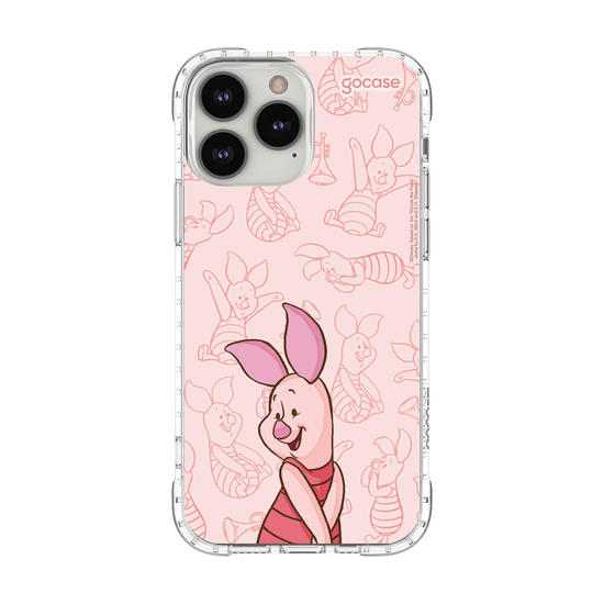 Capinha para celular Ursinho Pooh - Leitão Elegant Pattern