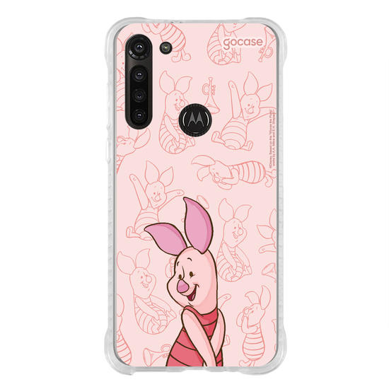 Capinha para celular Ursinho Pooh - Leitão Elegant Pattern