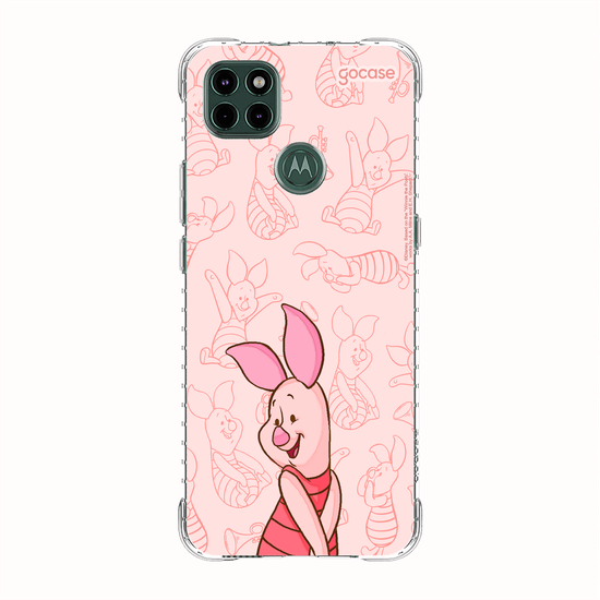 Capinha para celular Ursinho Pooh - Leitão Elegant Pattern