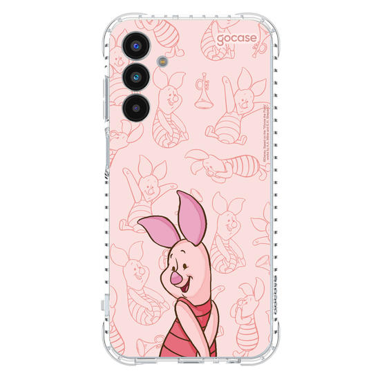 Capinha para celular Ursinho Pooh - Leitão Elegant Pattern