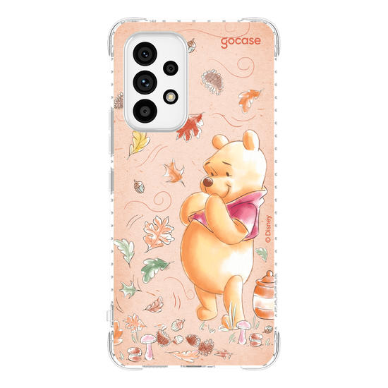Capinha para celular Ursinho Pooh - Folhas de Outono