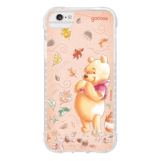 Capinha para celular Ursinho Pooh - Folhas de Outono