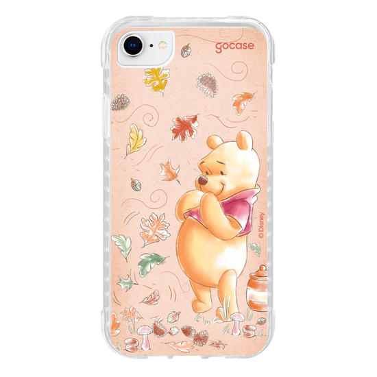 Capinha para celular Ursinho Pooh - Folhas de Outono