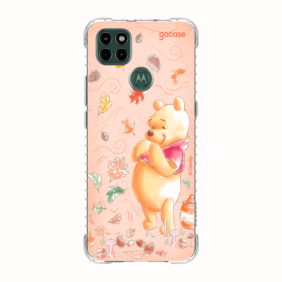 Capinha para celular Ursinho Pooh - Folhas de Outono