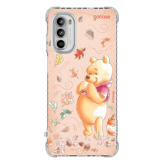 Capinha para celular Ursinho Pooh - Folhas de Outono