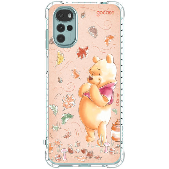 Capinha para celular Ursinho Pooh - Folhas de Outono